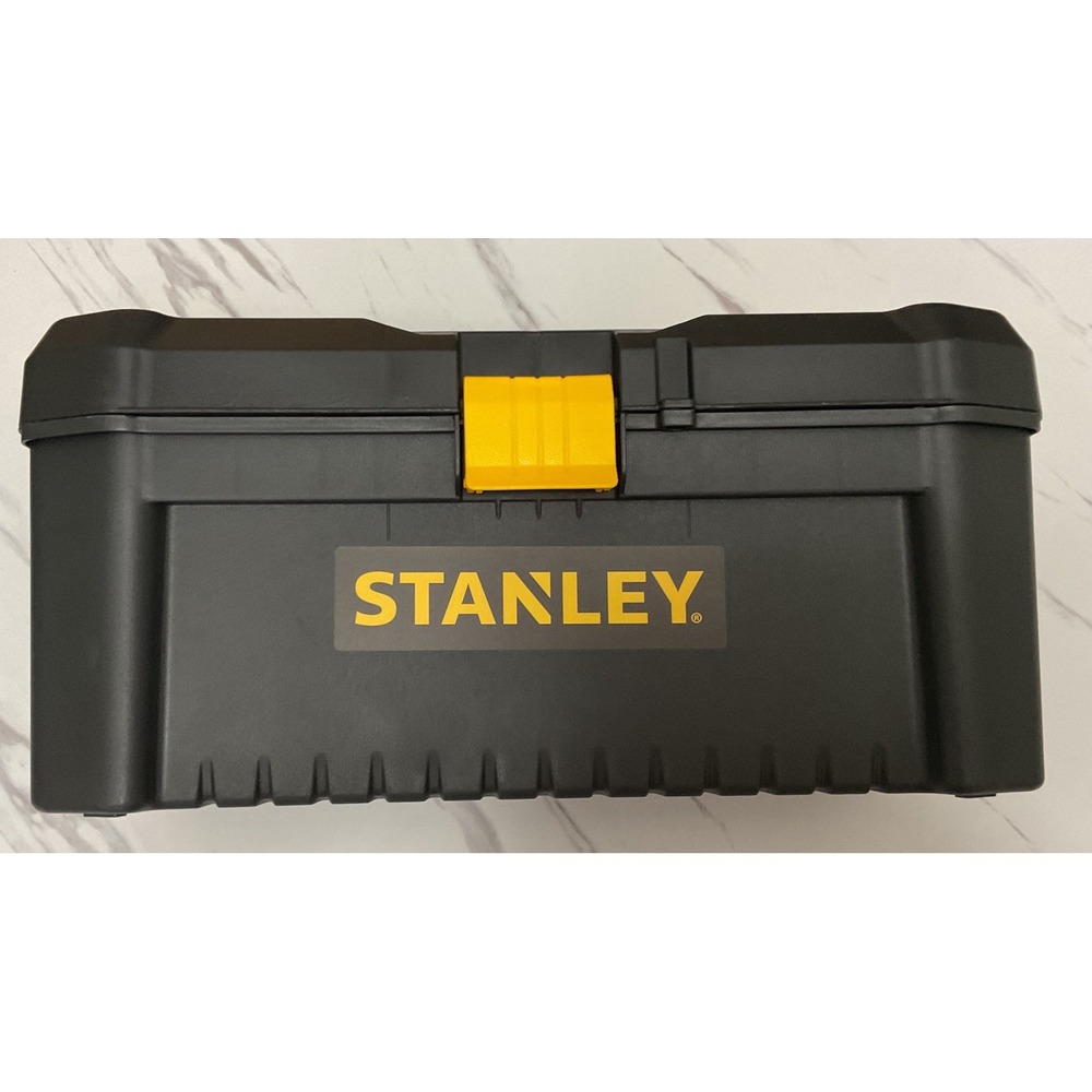 Stanley Essential 16 Inch Plastic Tool Box with Removable Tray STST16331 Black